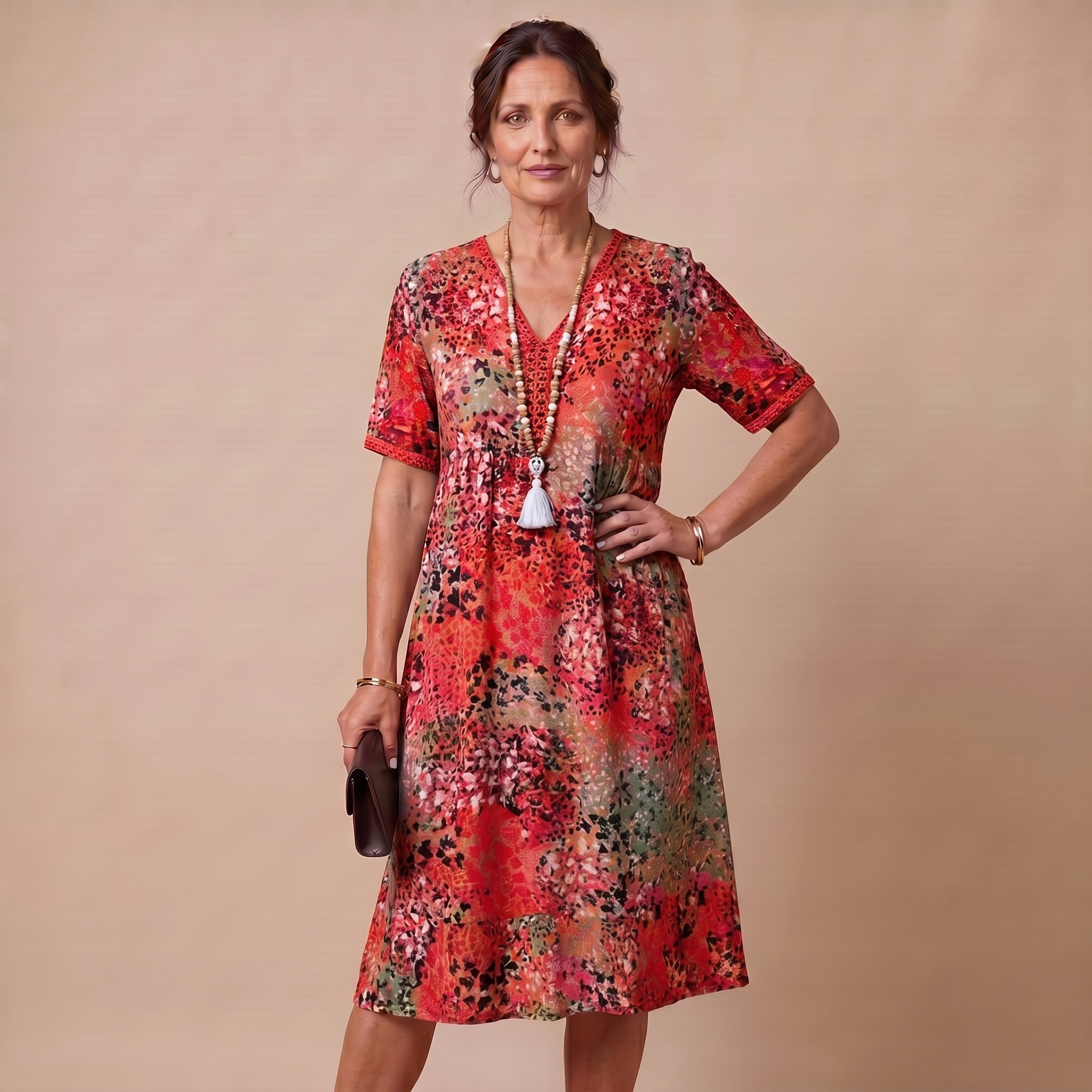 ANA™ | VESTIDO FLUIDO Y FAVORECEDOR